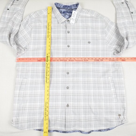 NEW Tommy Bahama Costal Vibes Shirt Jacket Men's XXXL Indigo Palms Button Up - Picture 11 of 11